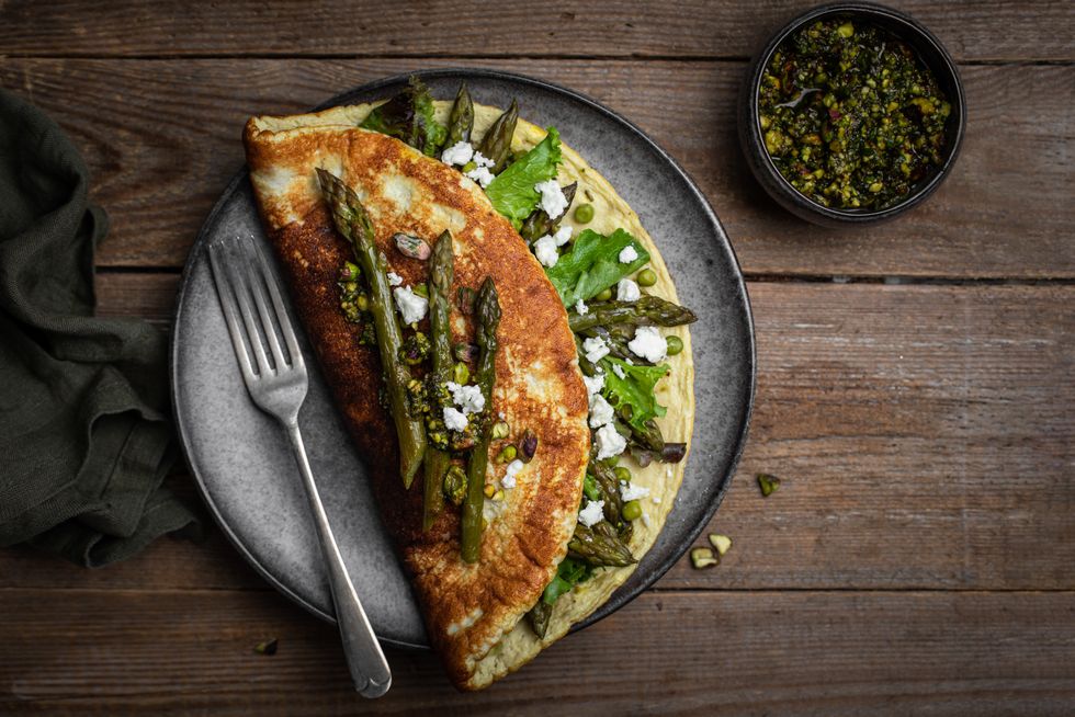 VEGETABLES AND OMELETTES