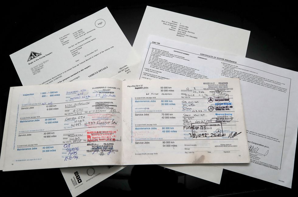 Vehicle documents