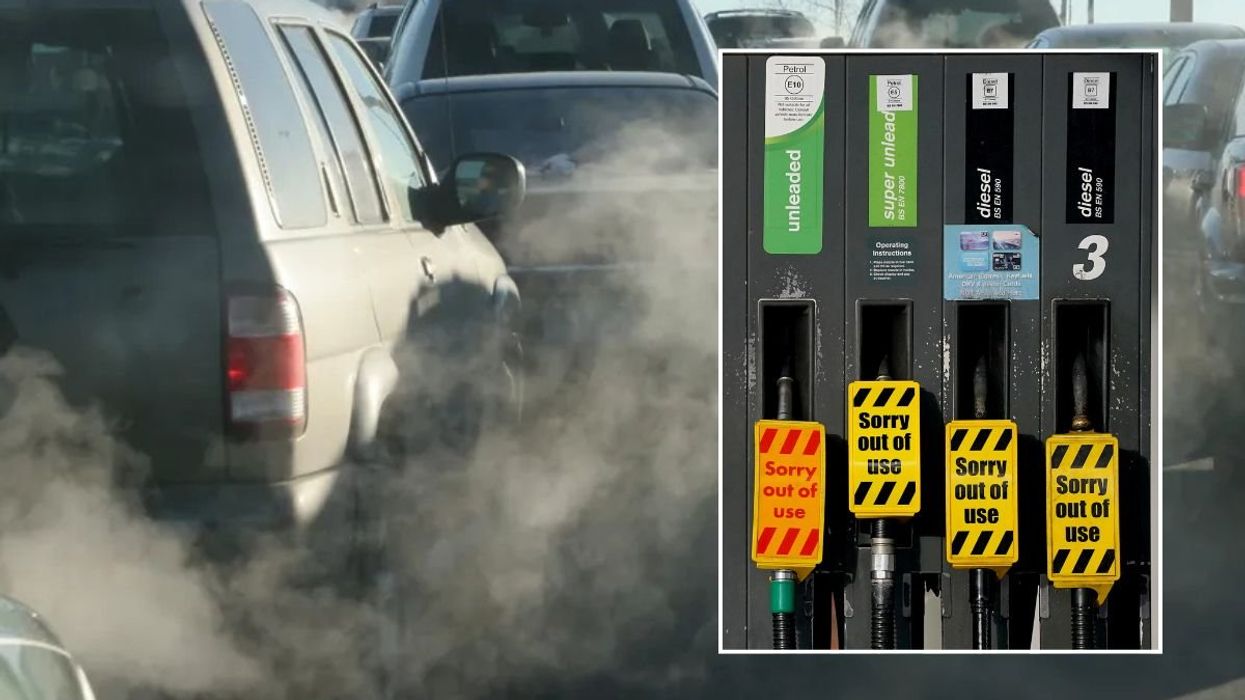 Vehicle emissions and empty fuel tanks