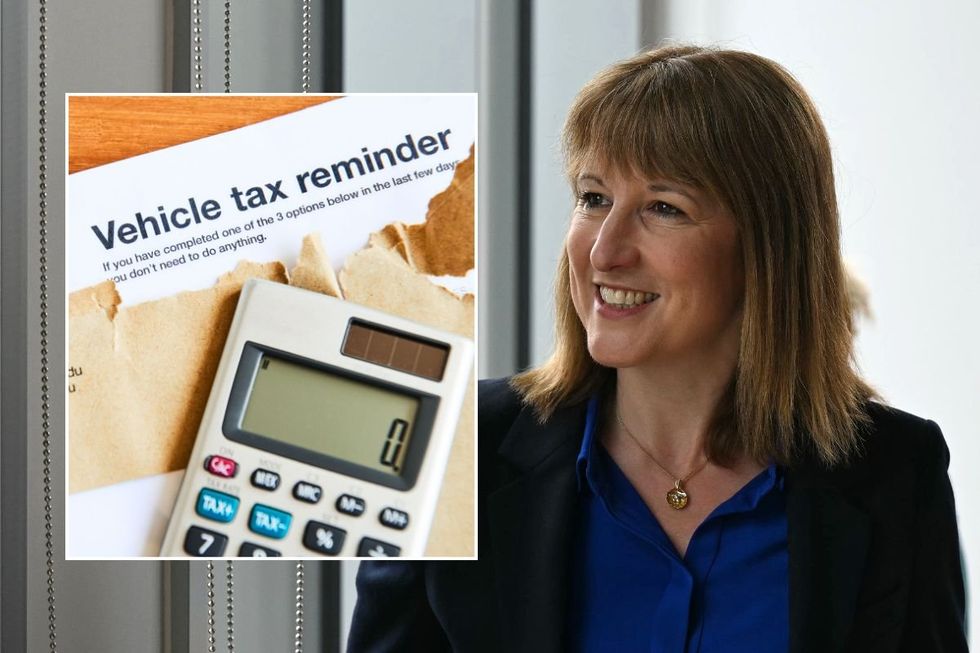 Vehicle tax reminder and Chancellor Rachel Reeves