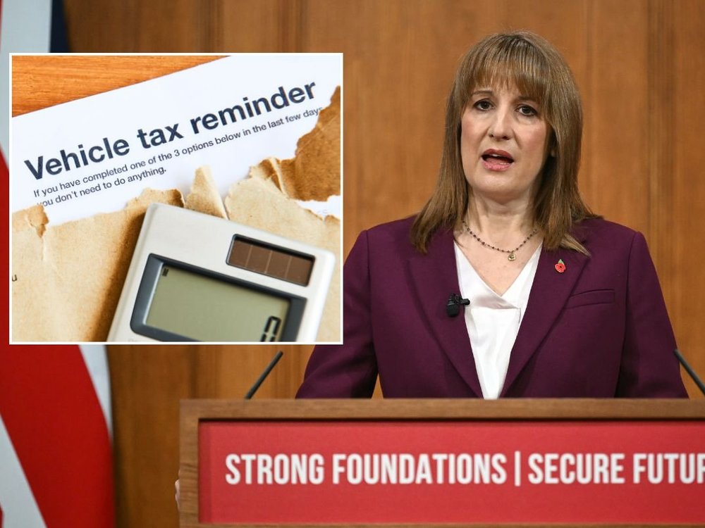 Vehicle tax reminder and Chancellor Rachel Reeves