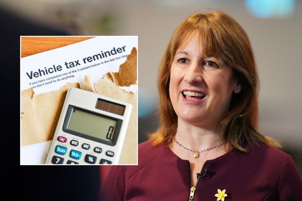Vehicle tax reminder and Chancellor Rachel Reeves