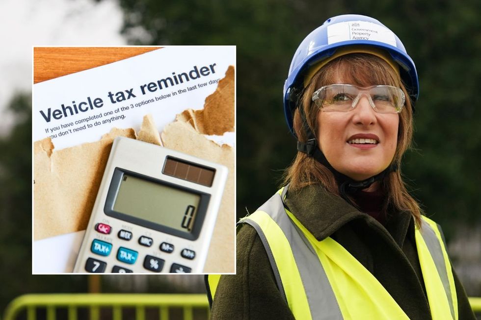 Vehicle tax reminder and Chancellor Rachel Reeves