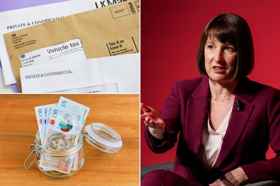 Vehicle tax reminder, Chancellor Rachel Reeves and a pot of money