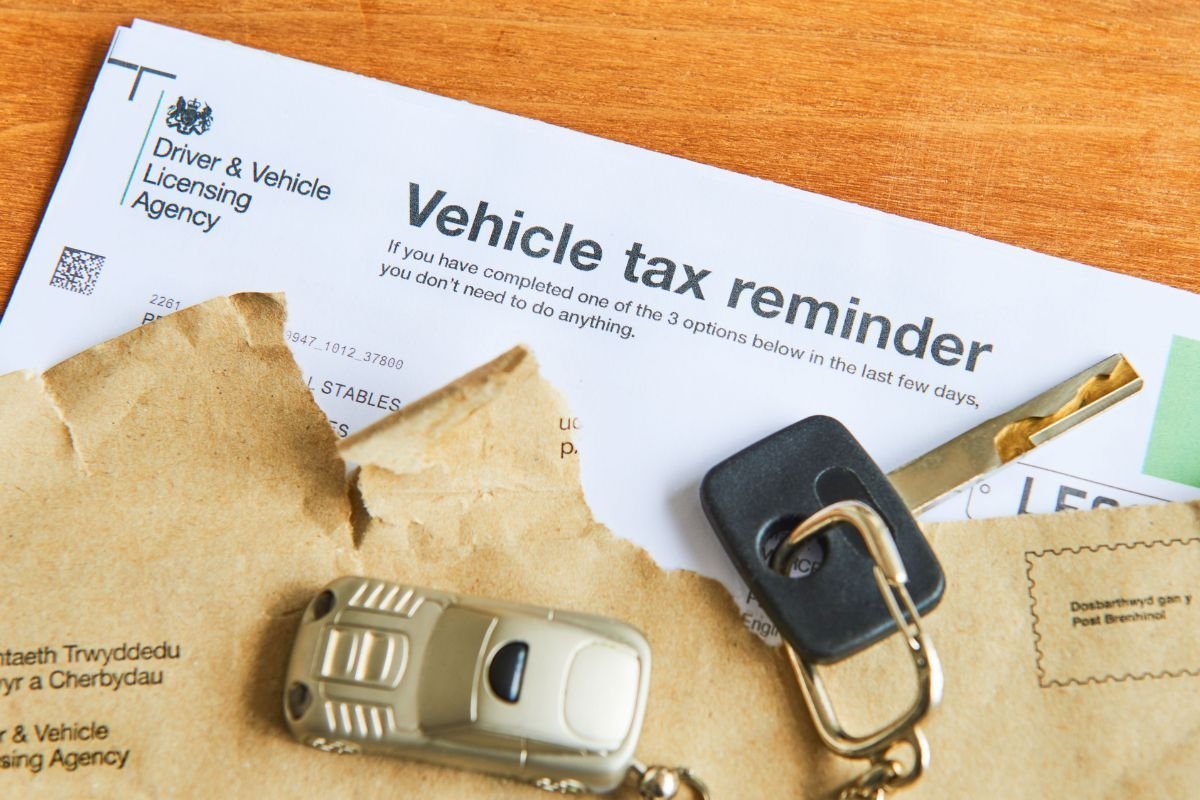 Vehicle tax reminder letter