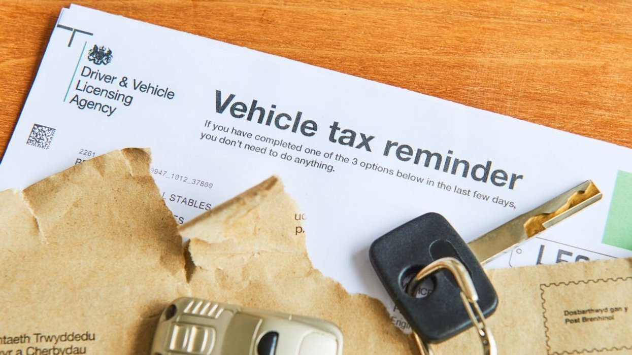 Vehicle tax reminder letter