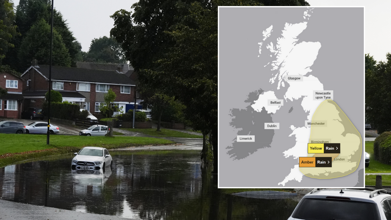 Vehicles were left stranded in Perry Bar in the West Midlands