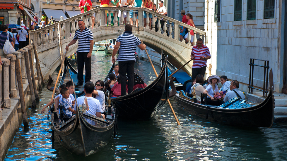 Venice tourists