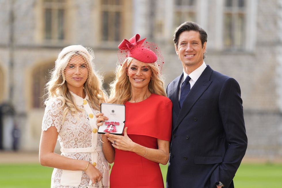 Vernon Kay accompanied Tess Daly