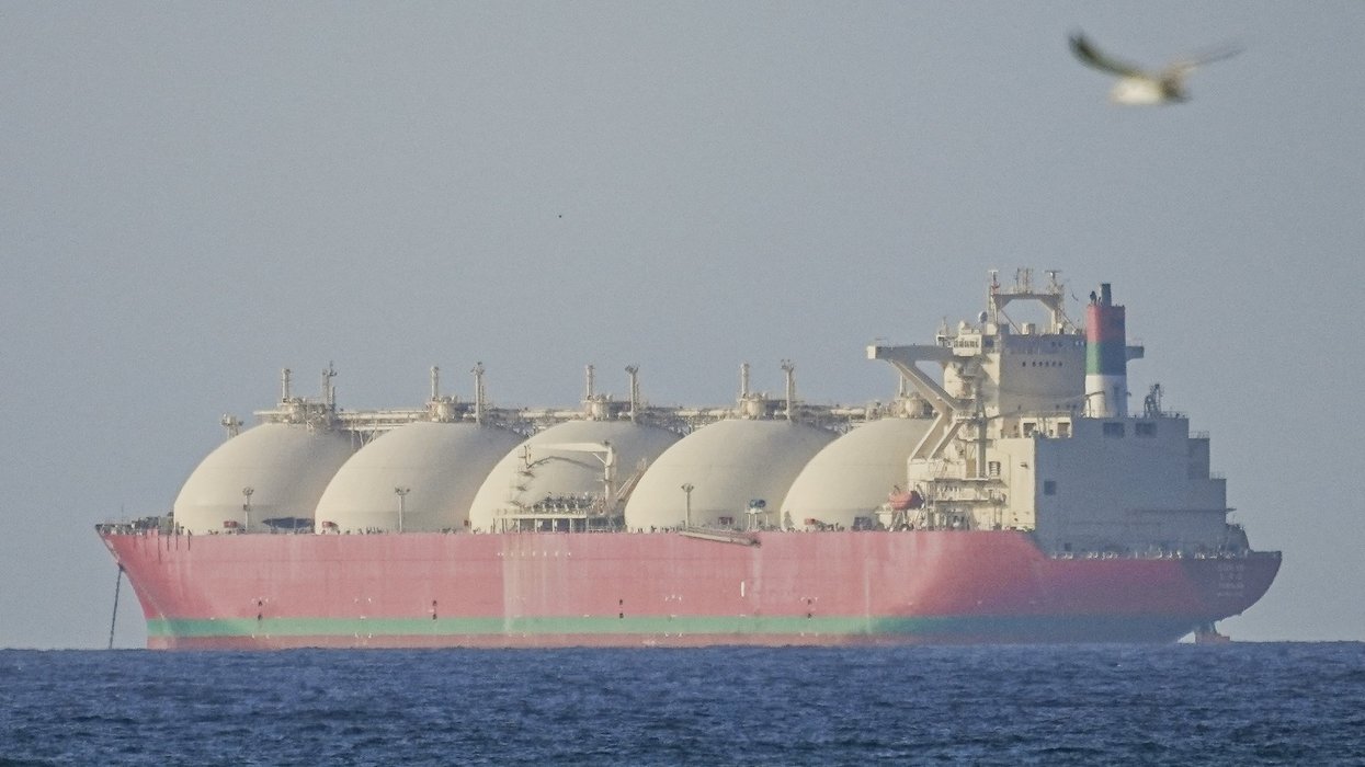 Vessel passing through the Strait of Hormuz
