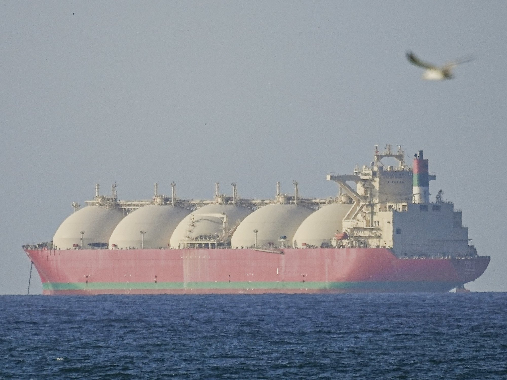 Vessel passing through the Strait of Hormuz