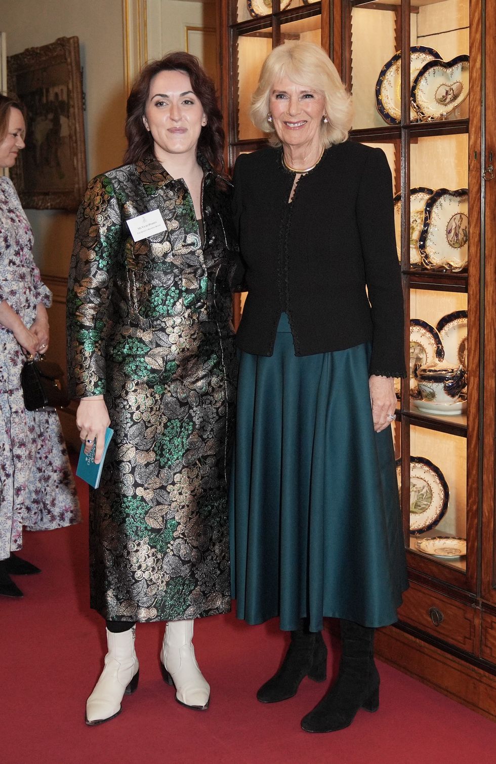 Vicki Perrin and Queen Camilla
