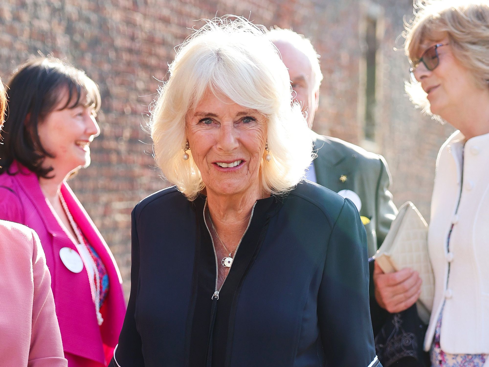 Vicki Perrin and Queen Camilla