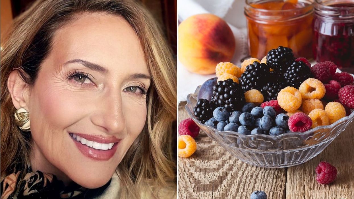 Vicky Derosa and bowl of fruit