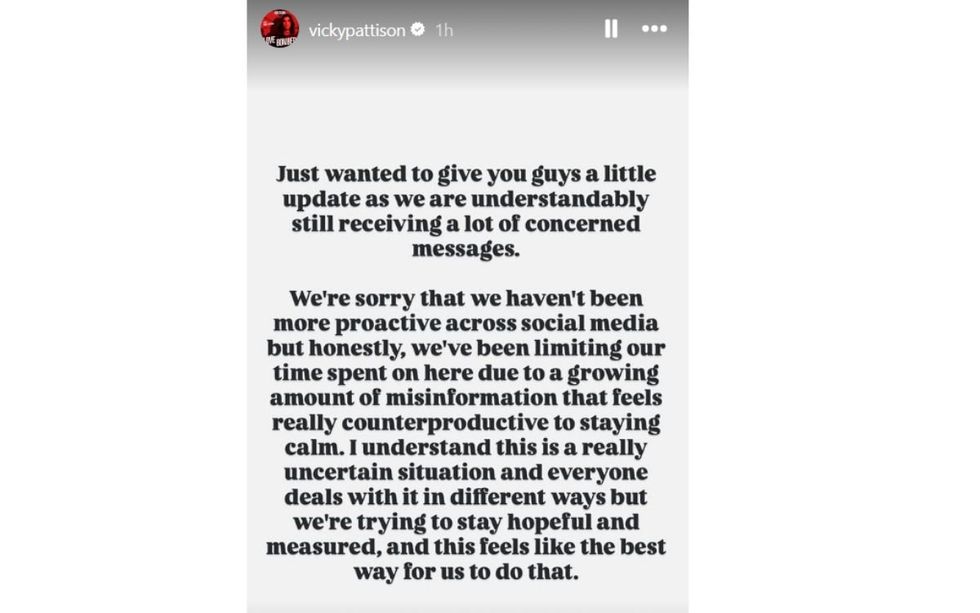 Vicky Pattison update