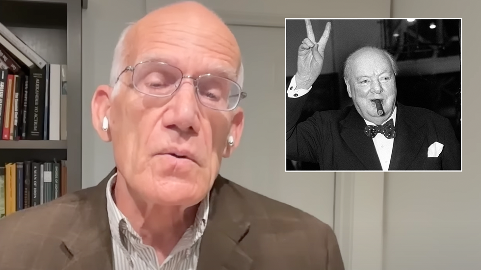 Victor Davis Hanson and Winston Churchill