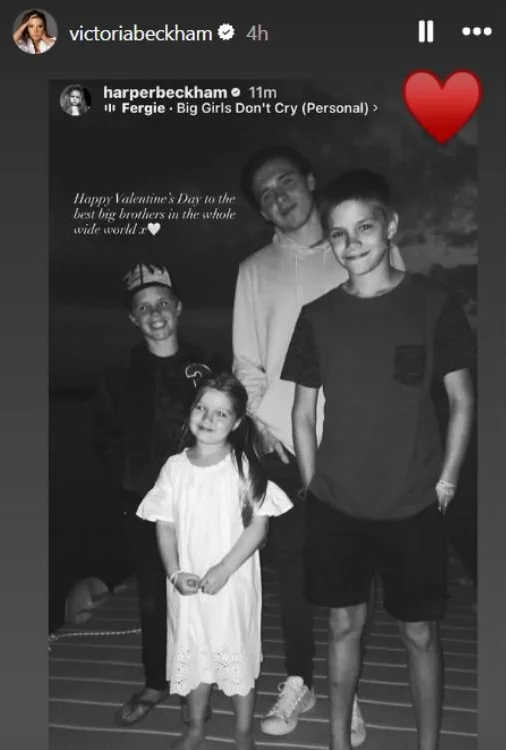 Victoria Beckham post