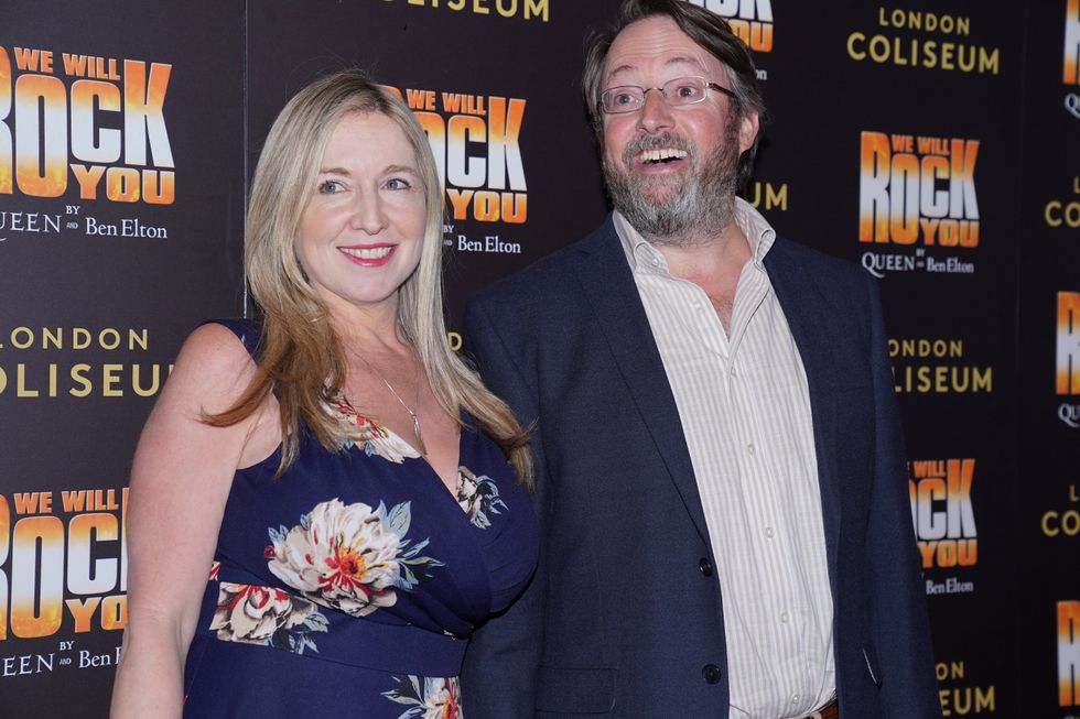 Victoria Coren Mitchell and husband David Mitchell