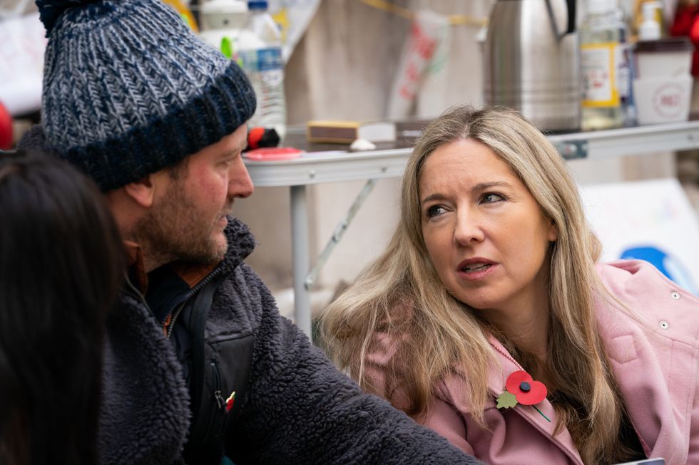 Victoria Coren Mitchell as she meets and talks to Richard Ratcliffe.