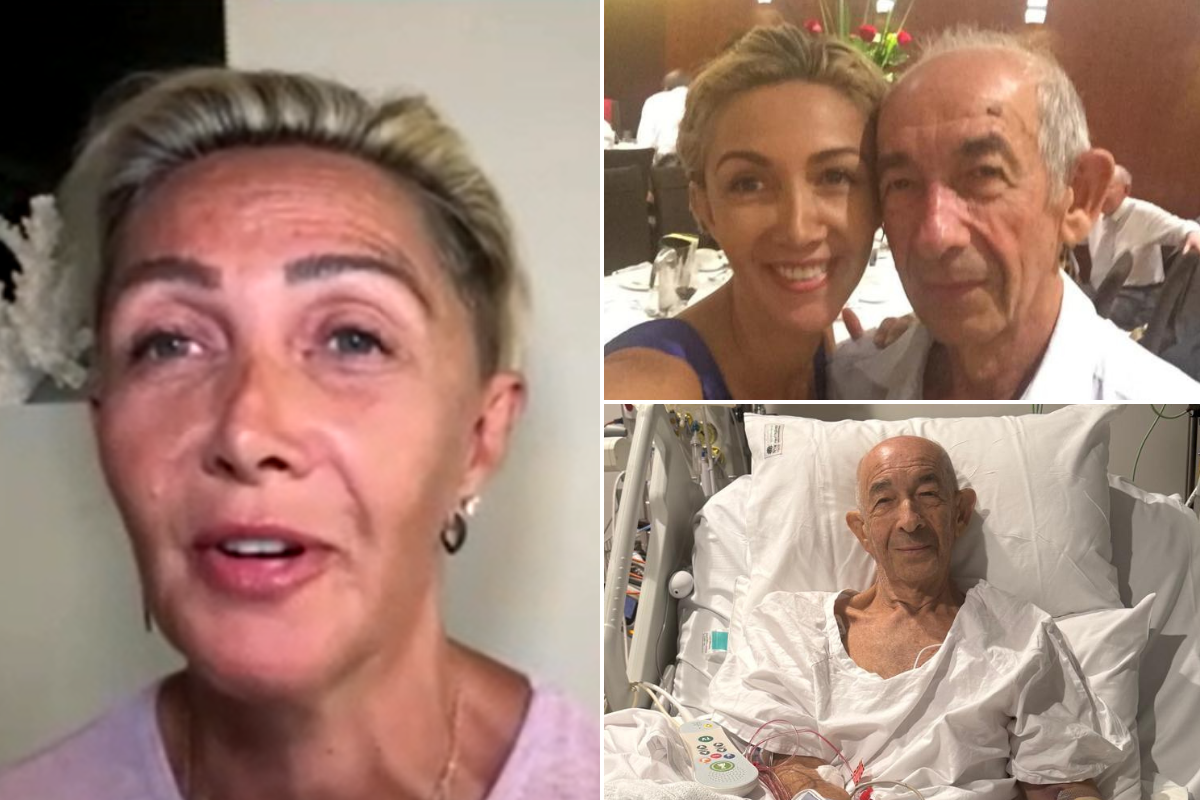 Victoria Teplitsky; Victoria Teplitsky and her father