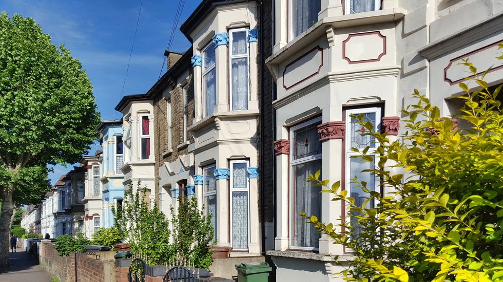 Victorian houses in London