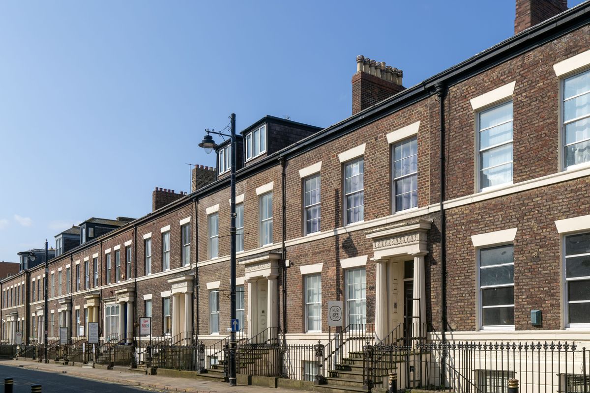Victorian terraces in Sunderland