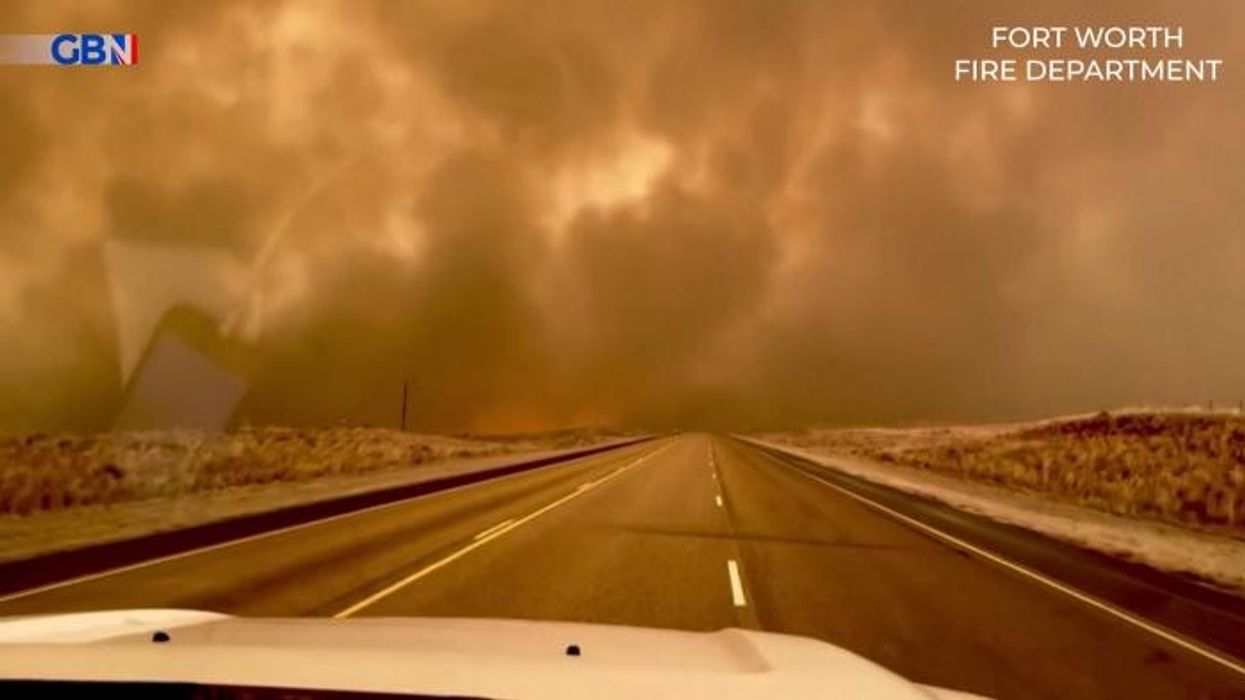 Texas wildfire: Devastating blaze rips through state with one person dead - horrific pictures