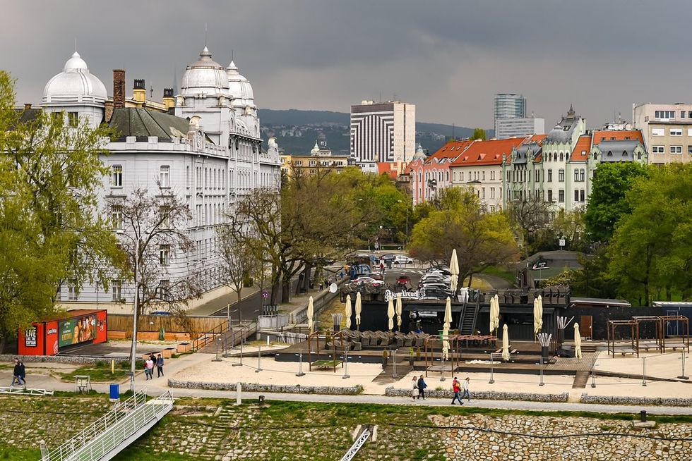 View of Bratislava in Slovakia