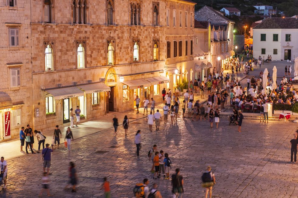 View of Hvar town centre