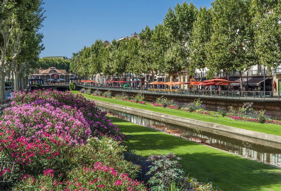 View of Perpignan in France