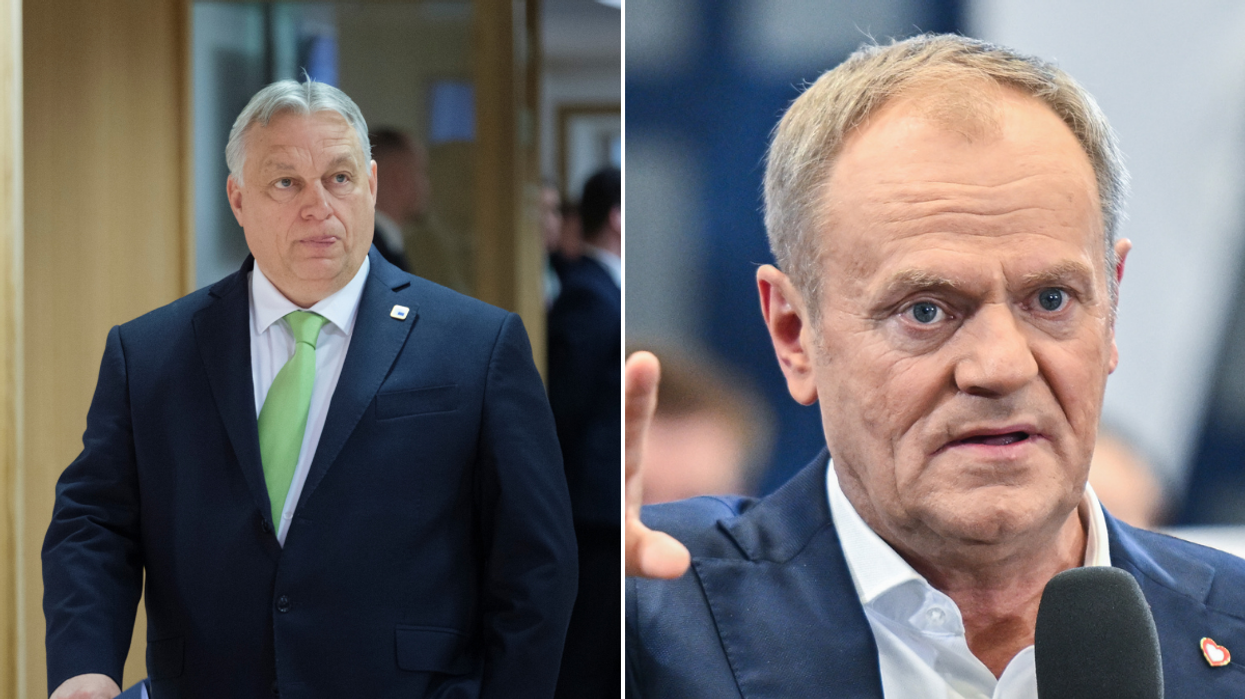 Viktor Orban and Donald Tusk