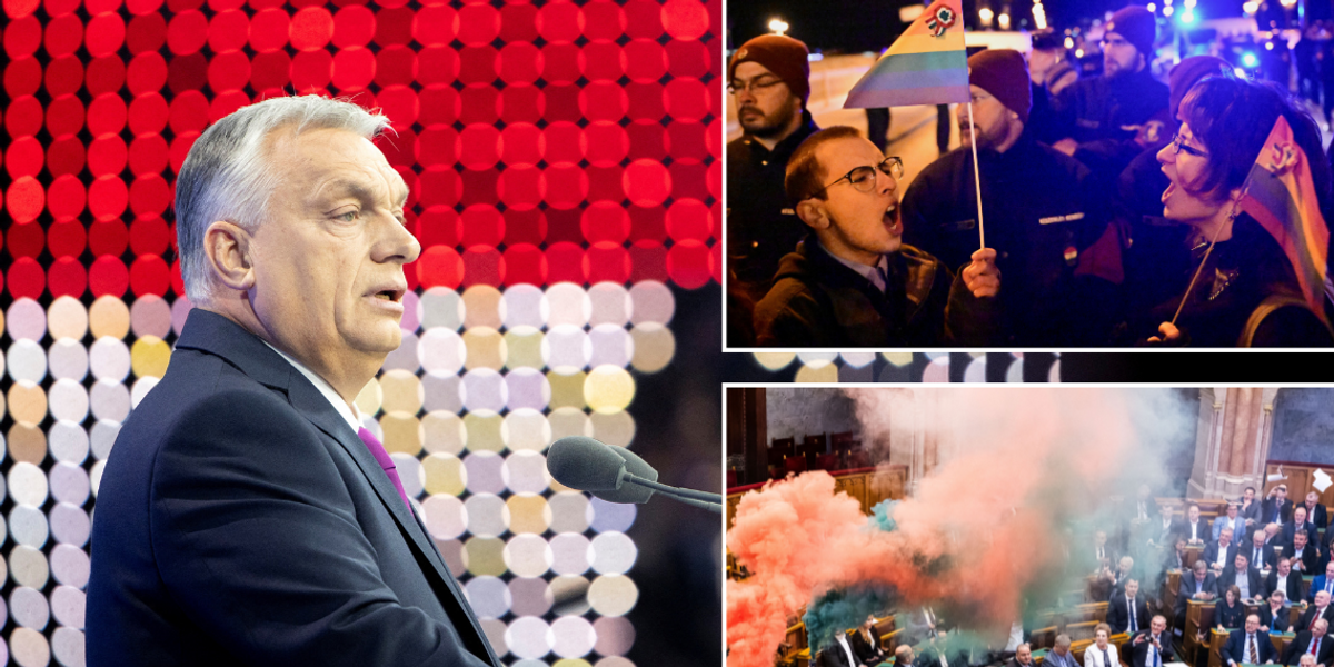 NextImg:Hungary bans LGBTQ+ Pride marches as Viktor Orban says he 'won't let woke ideology endanger our kids'