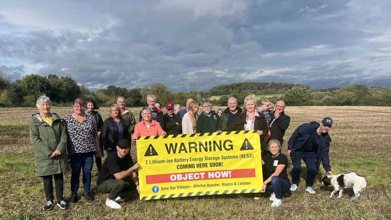 Villagers campaign over battery farms