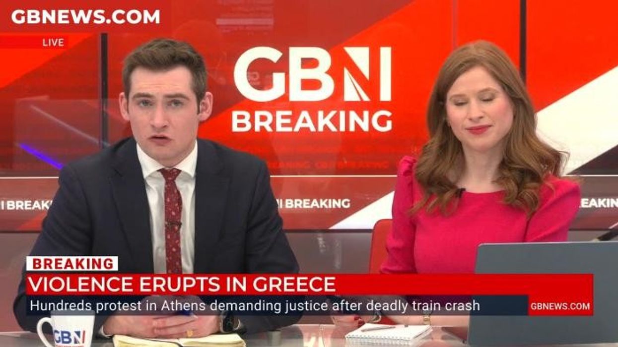 Bomb explodes outside railway offices in Athens after 'anonymous caller' issued warning before blast