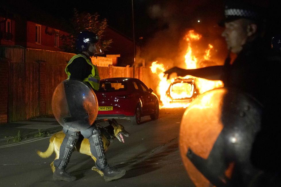 Violent scenes have erupted across the UK in recent days
