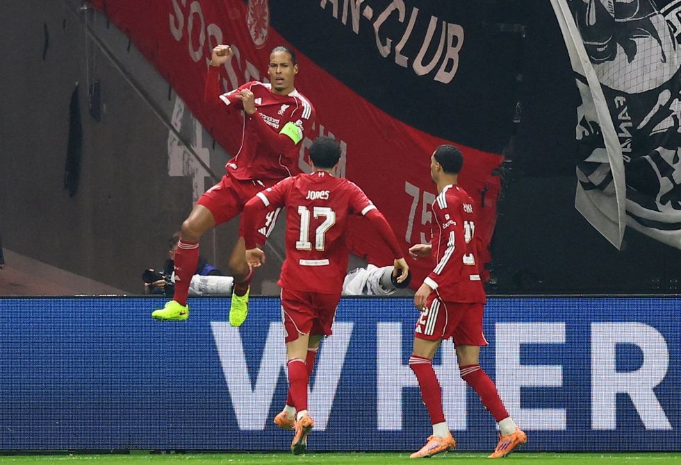 Virgil van Dijk's header helped alleviate the pressure at Liverpool as the Reds ran riot