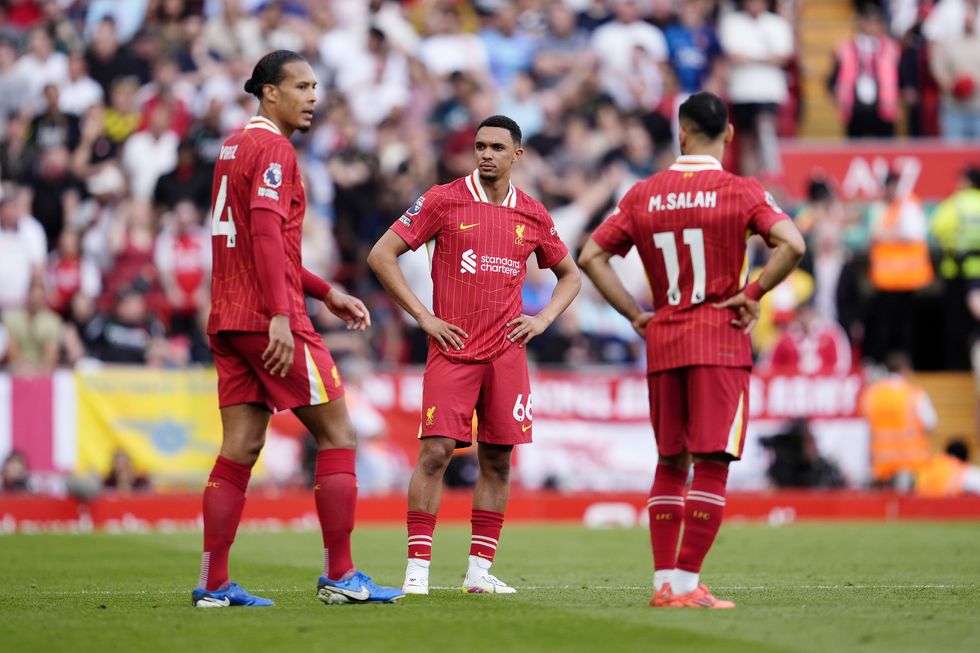 Virgil Van Dijk, Trent Alexander-Arnold, Mo Salah