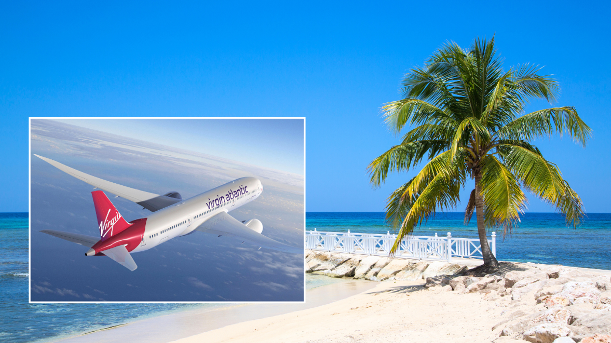 Virgin Atlantic / Montego Bay beach Jamaica