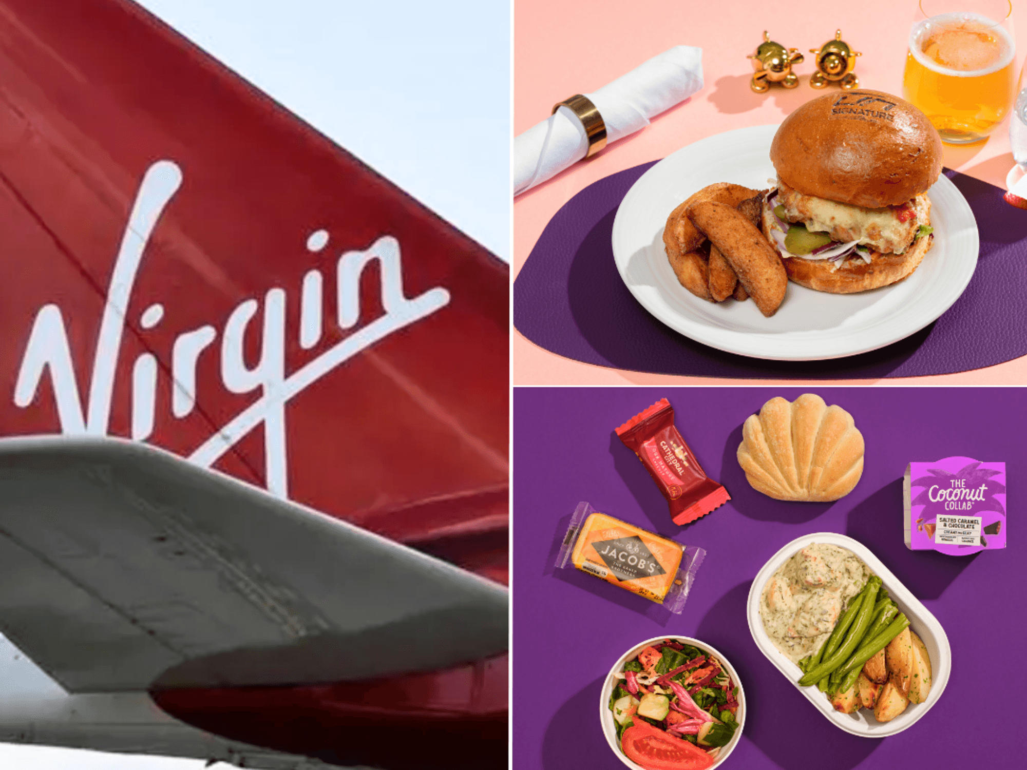 Virgin Atlantic / new economy menu