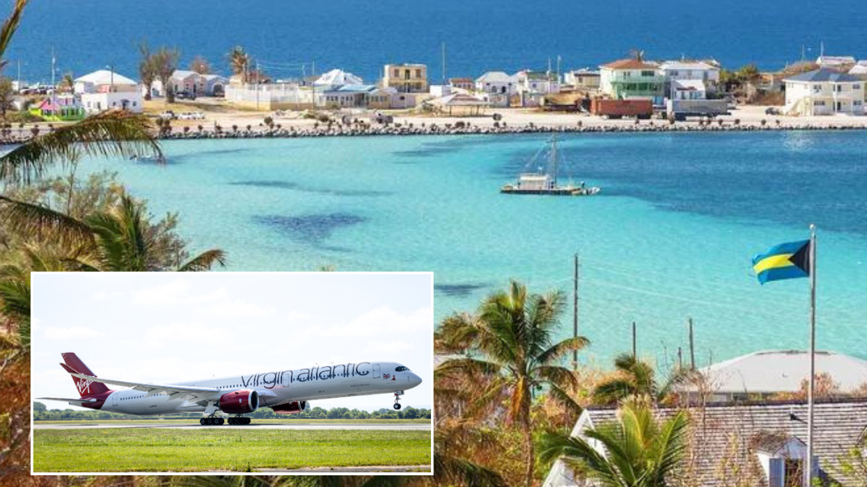 Virgin Atlantic plane / Bahamas