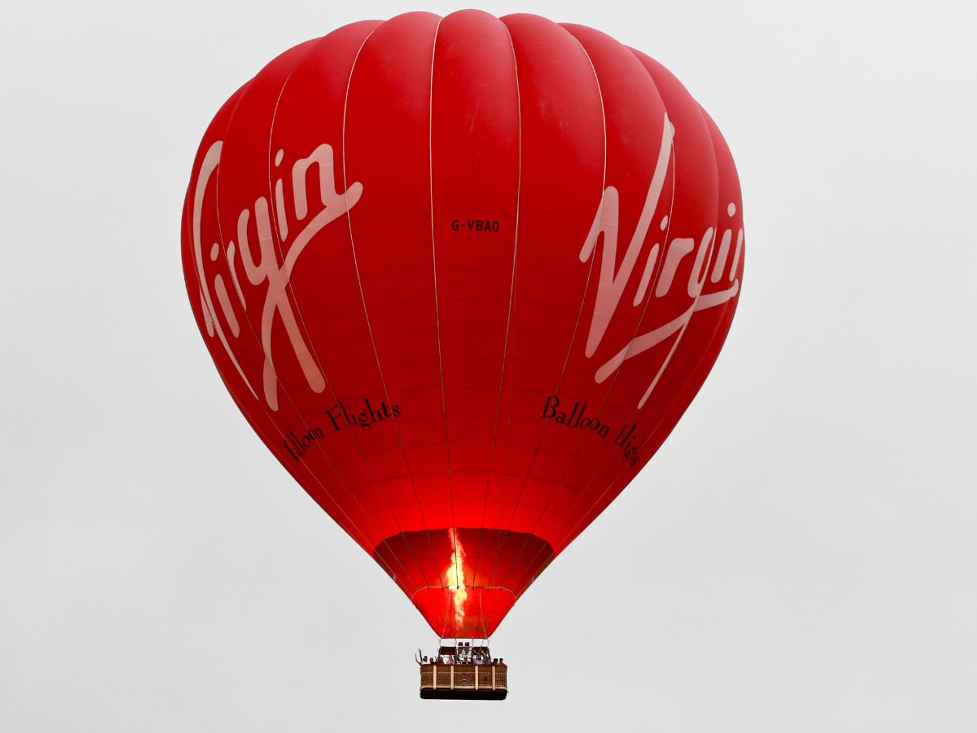 Virgin hot air balloon
