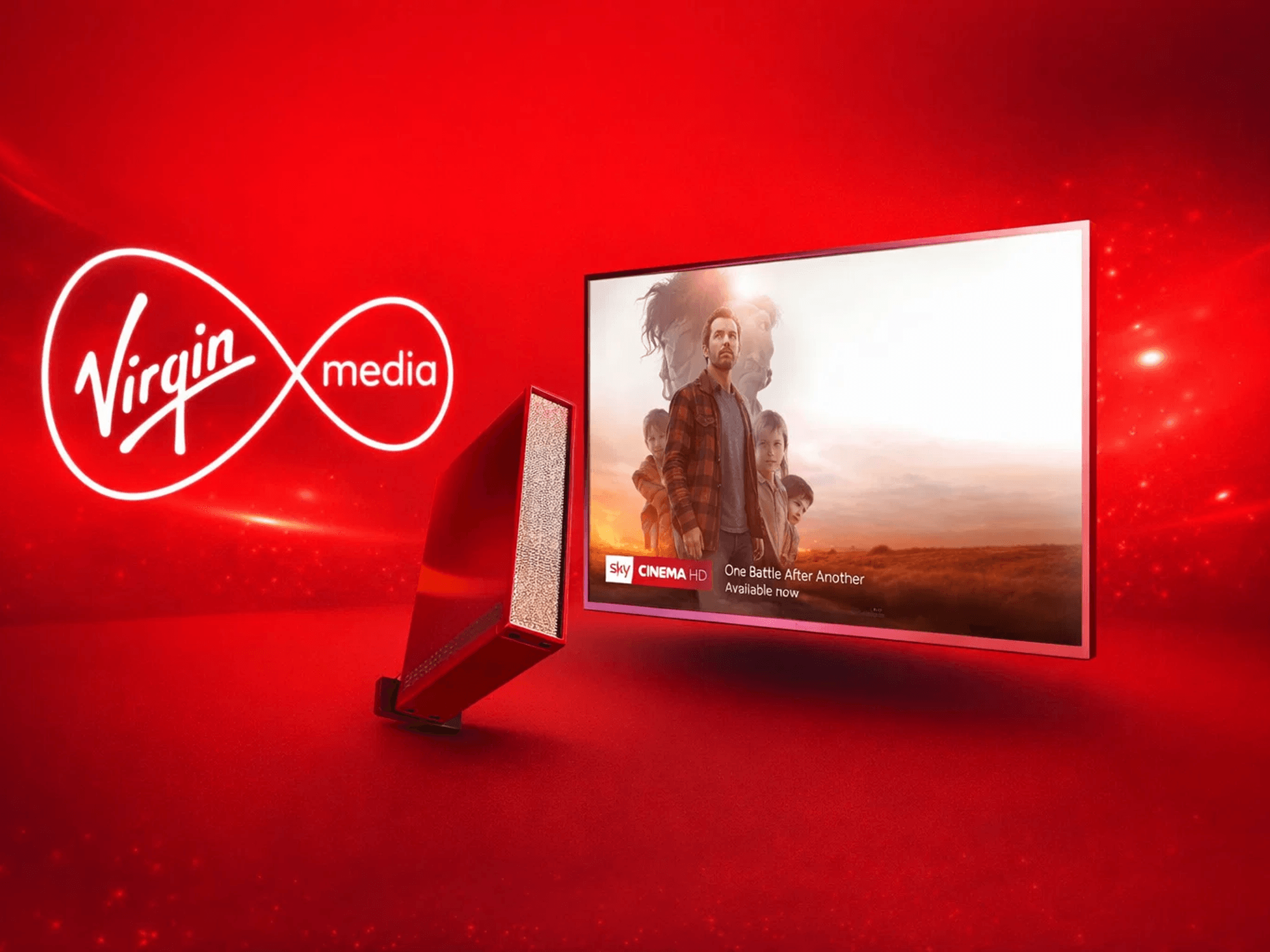 Virgin Media broadband and TV bundle