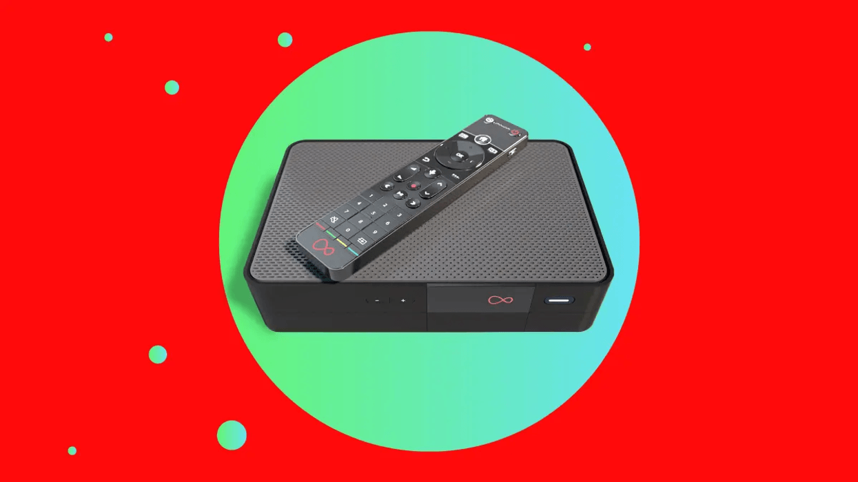 Virgin Media TV box and remote