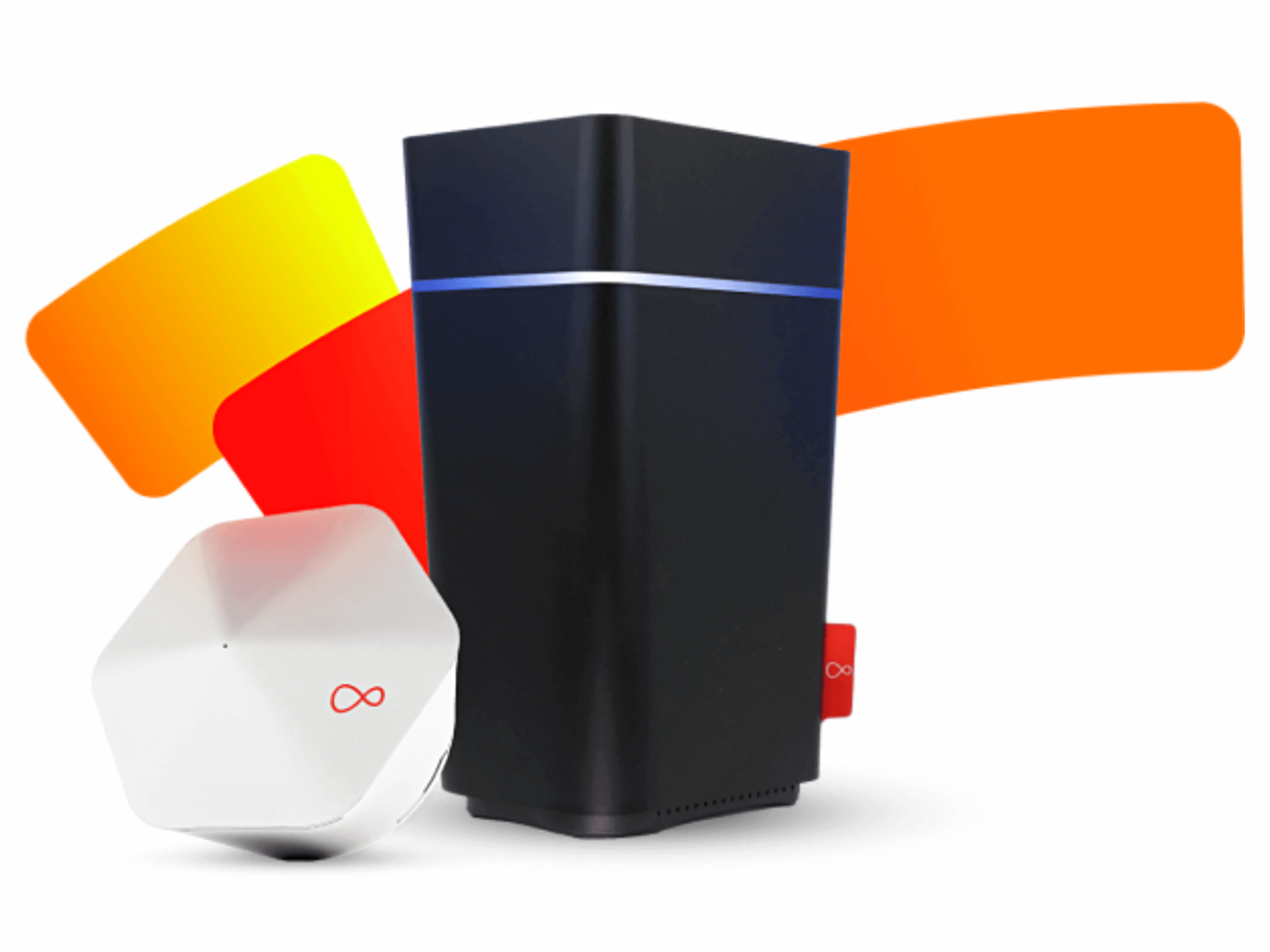 Virgin Media Wi-Fi router on a white background