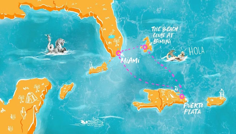 Virgin Voyages True Crime route