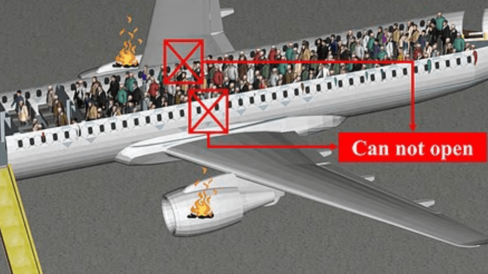Visualisation of the cabin model the researchers used