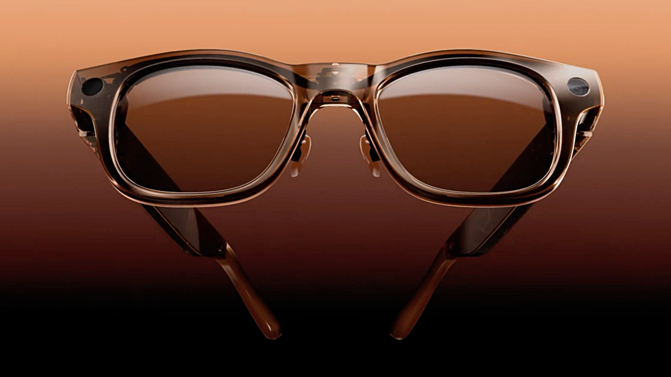Vive Eagle smart glasses in coffee brown