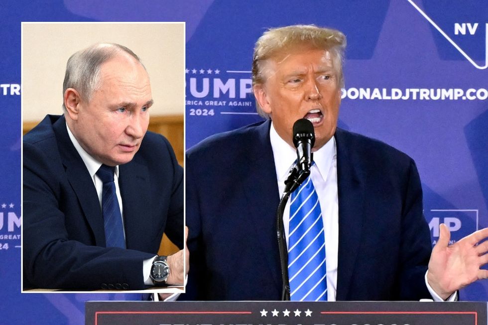 Vladimir Putin and Donald Trump
