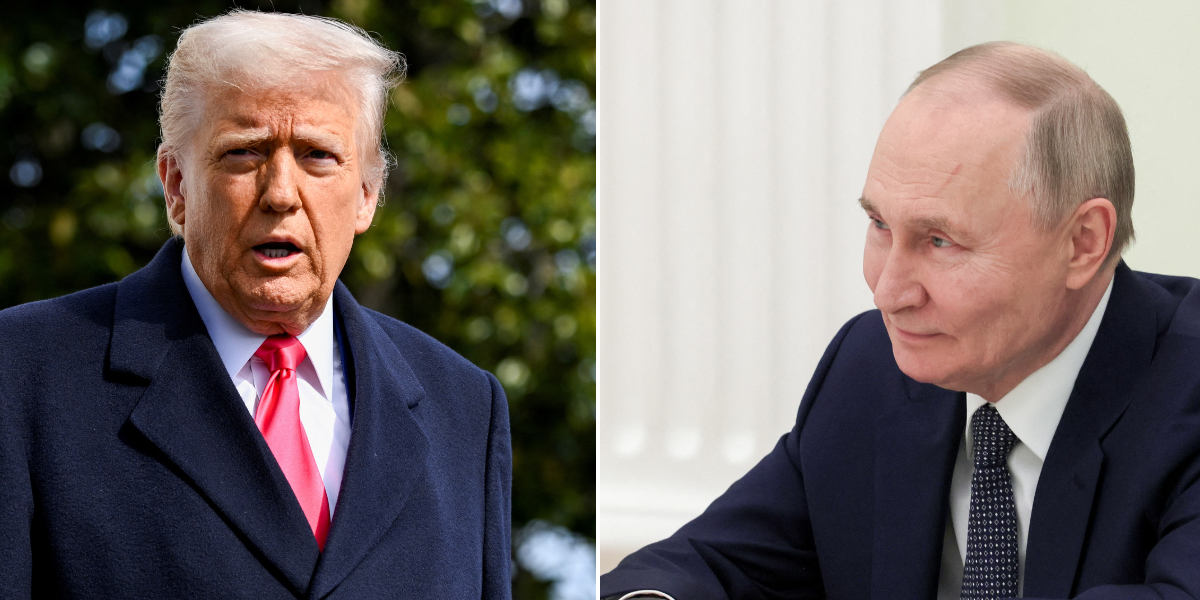 NextImg:Vladimir Putin says ceasefire with Ukraine is 'possible' and both sides must 'compromise' in TWO HOUR call with Donald Trump