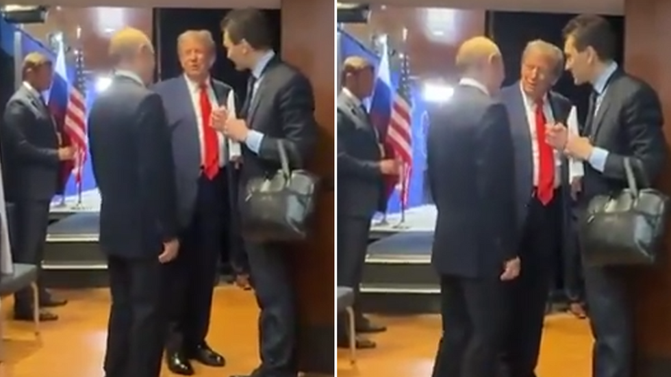 Vladimir Putin and President Trump